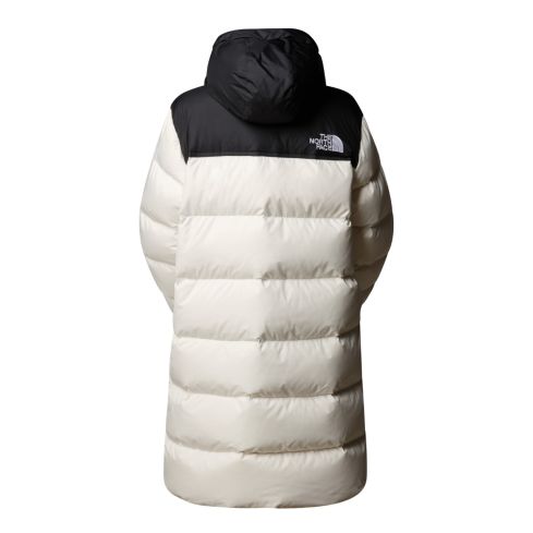 Ženski puhast plašč NUPTSE PARKA (WHITE DUNE/TNF BLACK)