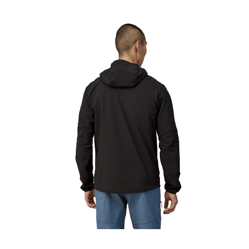 Moška softshell jakna R1 TECHFACE HOODY (Black)