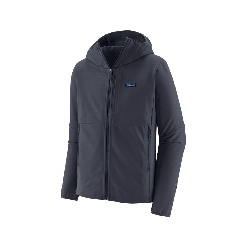 Moška softshell jakna R1 TECHFACE HOODY (Smolder Blue)