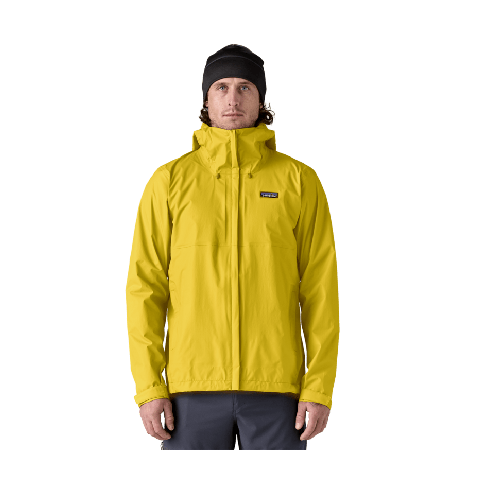 PATAGONIA Moška nepremočljiva vetrovka TORRENTSHELL 3L RUMENA
