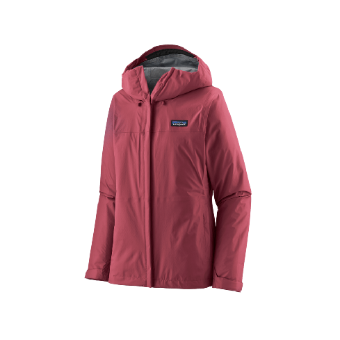 PATAGONIA Ženska nepremočljiva vetrovka TORRENTSHELL 3L RDEČA