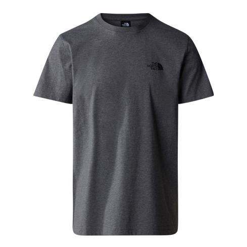 Moška majica s kratkimi rokavi SIMPLE DOME (TNF MEDIUM GREY HEATHER)