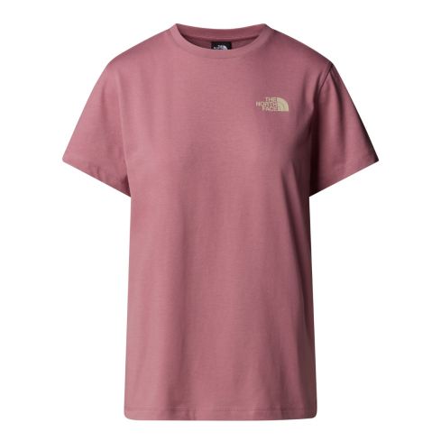 Ženska majica s kratkimi rokavi BOX NSE RELAXED (Nostalgia Rose/Gravel)
