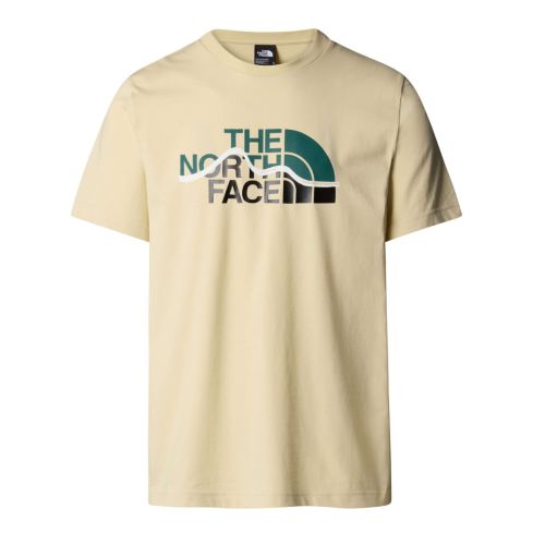 Moška majica s kratkimi rokavi MOUNTAIN LINE (GRAVEL)