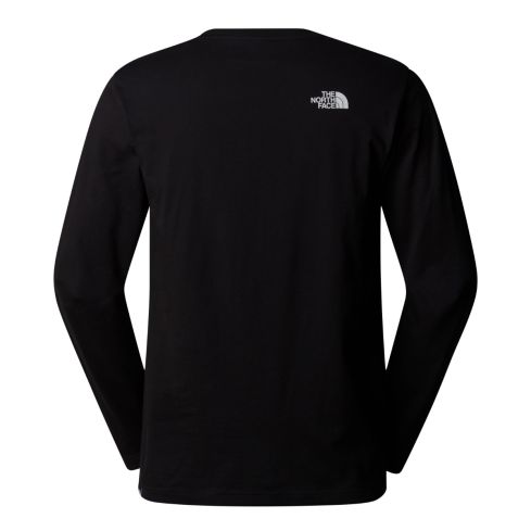 Moška majica z dolgimi rokavi SIMPLE DOME (TNF BLACK)