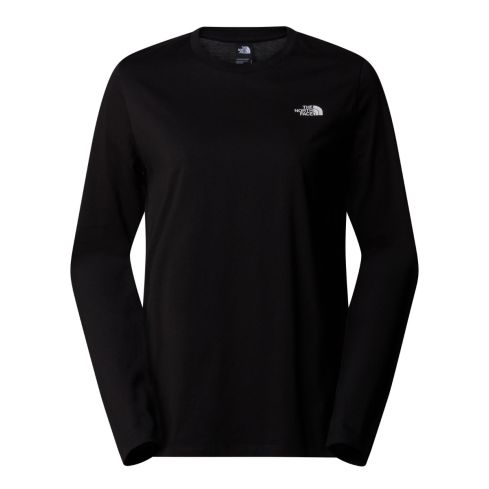 Ženska majica z dolgimi rokavi SIMPLE DOME (TNF BLACK)