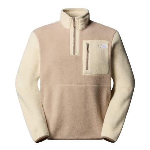 Moški flis YUMIORI 1/4 ZIP (Mushroom Grey/Gravel/Mo)