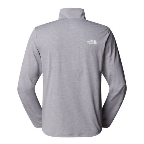 Moška aktivna dolga majica 24/7 1/4 ZIP (Pale Grey Heather)