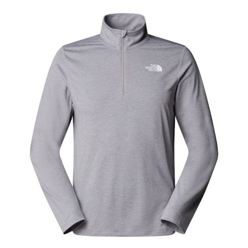Moška aktivna dolga majica 24/7 1/4 ZIP (Pale Grey Heather)