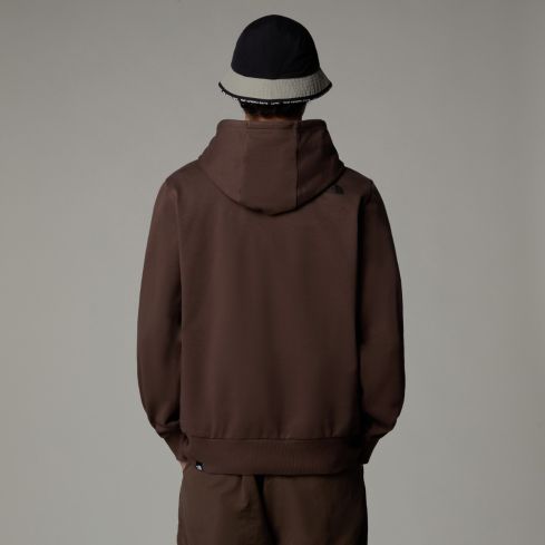 Moški pulover s kapuco FINE (SMOKEY BROWN)