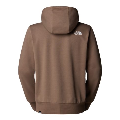 Moški pulover s kapuco SIMPLE DOME (MOCHA BROWN)