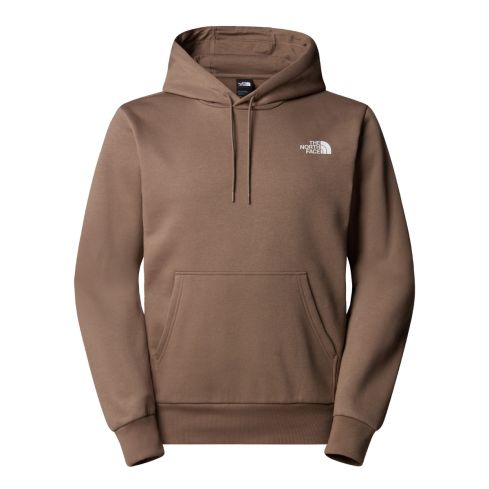 Moški pulover s kapuco SIMPLE DOME (MOCHA BROWN)
