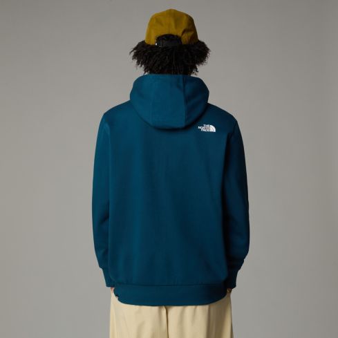 Moški pulover s kapuco SIMPLE DOME (MIDNIGHT PETROL)