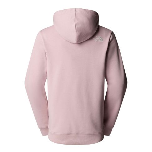 Ženski pulover s kapuco DREW PEAK LIGHT (Metal Pink/White Dune)