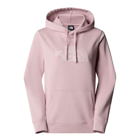Ženski pulover s kapuco DREW PEAK LIGHT (Metal Pink/White Dune)