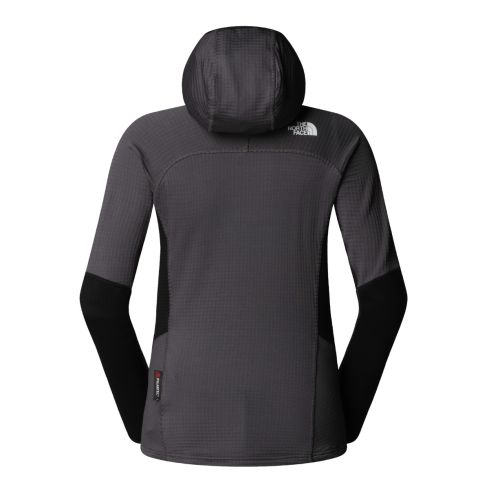Ženski flis s kapuco STORMGAP POLARTEC POWERGRID (ANTHRACITE GREY/TNF BLACK)