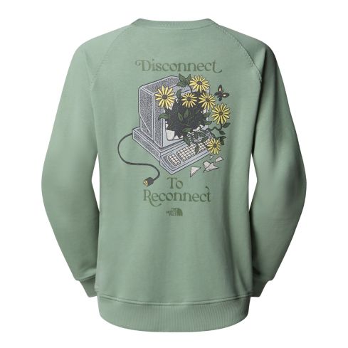 Ženski pulover CONNECT RELAXED CREW (SLATE MOSS)