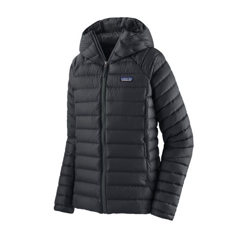 Ženska puhovka s kapuco DOWN SWEATER (Black)