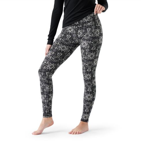 Žensko perilo THERMAL MERINO HLAČE (BLACK DECO FLORAL)