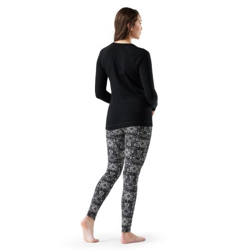Žensko perilo THERMAL MERINO HLAČE (BLACK DECO FLORAL)