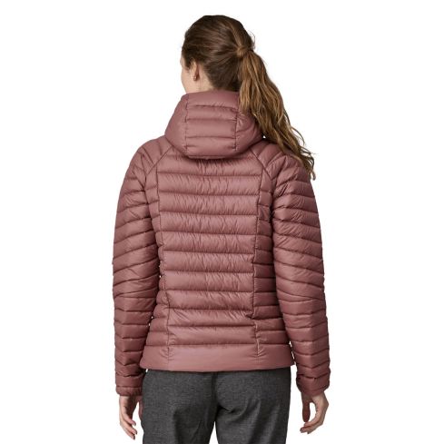 Ženska puhovka s kapuco DOWN SWEATER (Dulse Mauve)